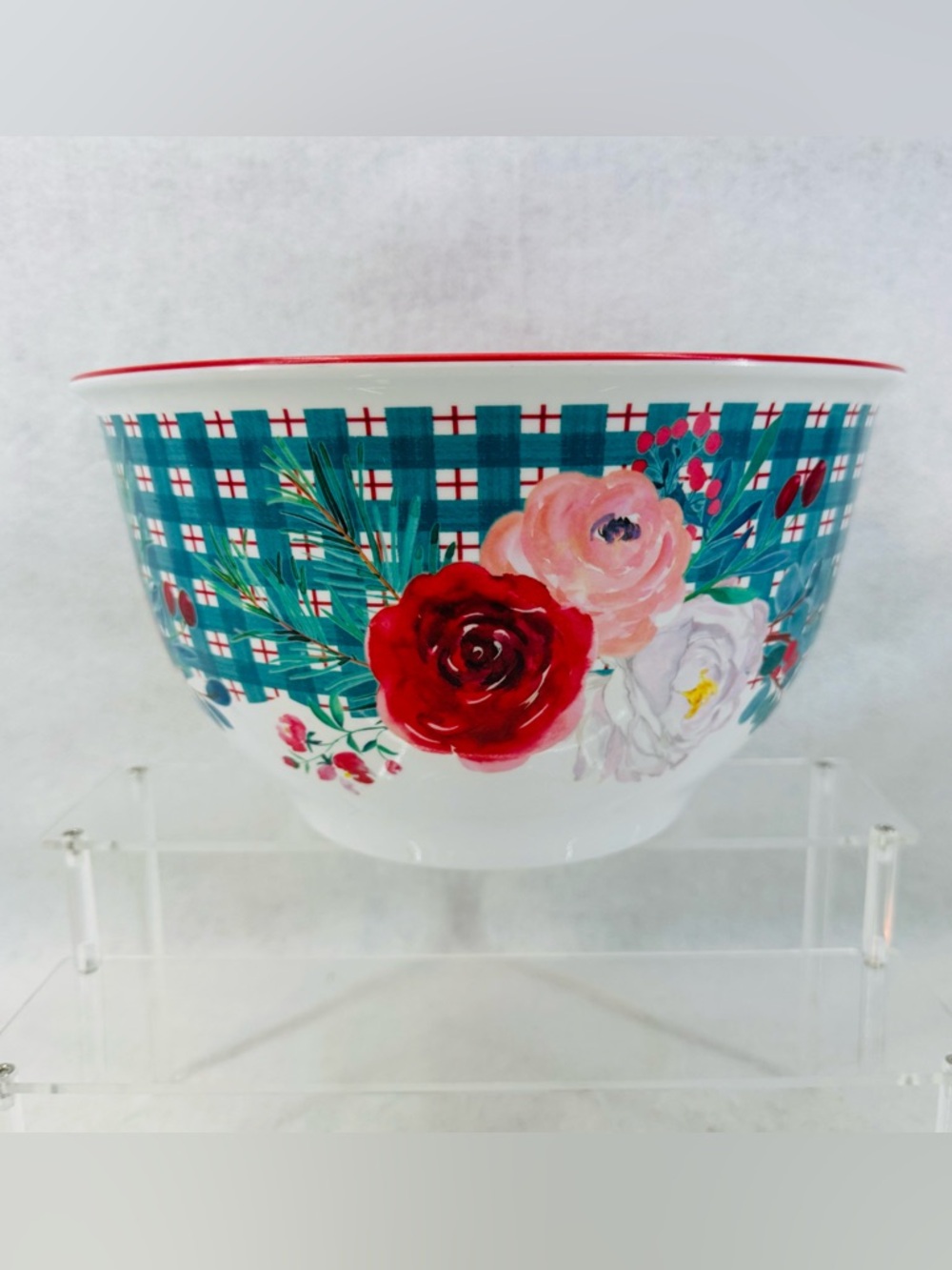 The Pioneer Woman Replacement Wishful Winter Melamine Nesting Bowl w/ Lid 10.5”